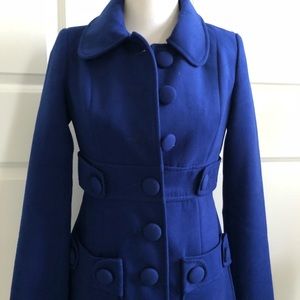 [FRANCESCA’s] Blue Pea Coat